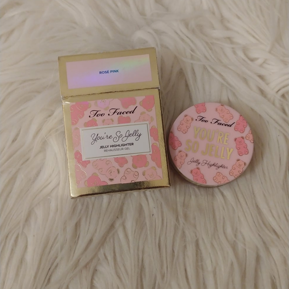 💖FIRM! NWT TOO FACED YOU'RE SO JELLY ROSE PINK JELLY HIGHLIGHTER (DISCONTINUED)